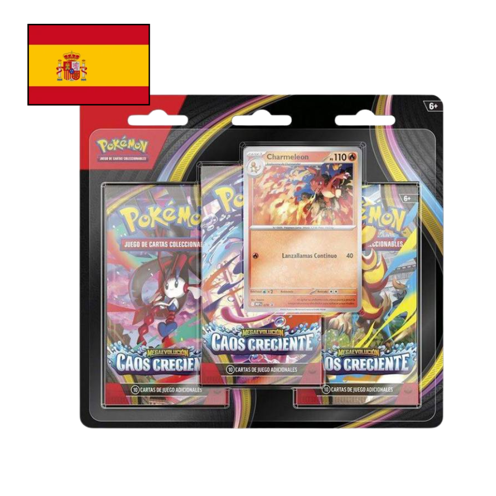 BLISTER de 3 sobres de CAOS CRECIENTE - ESP