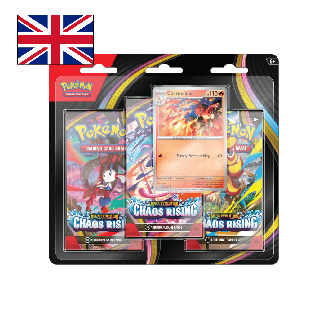 BLISTER de 3 sobres de CHAOS RISING - ENG