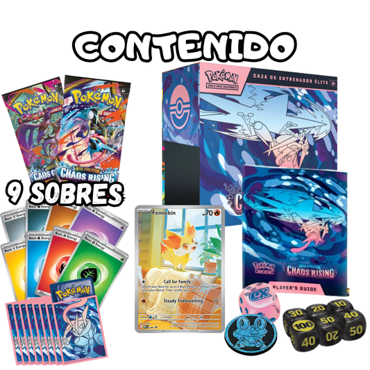 Elite Trainer Box (ETB) de CAOS CRECIENTE - ESP